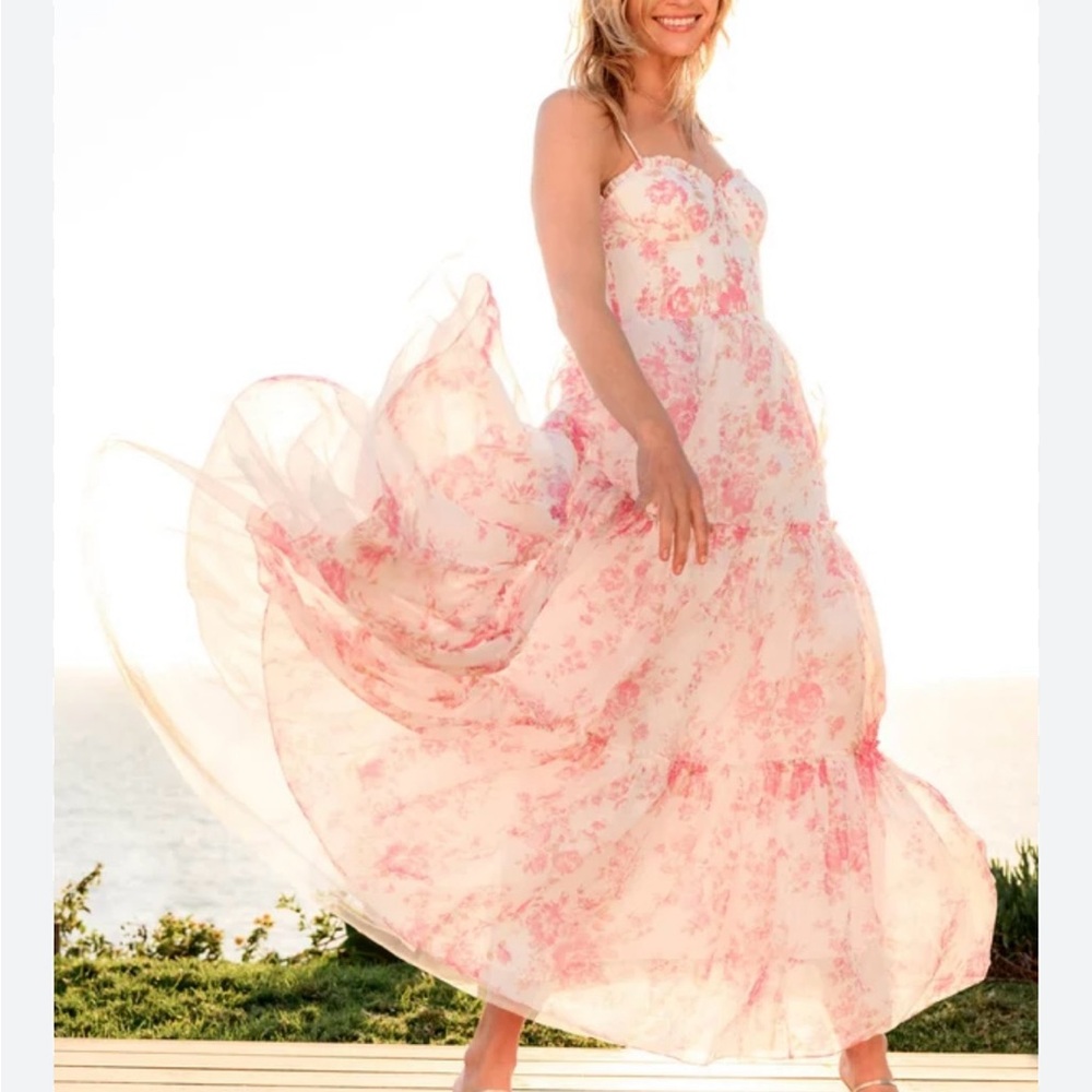Altar'd State floral maxi dress xs